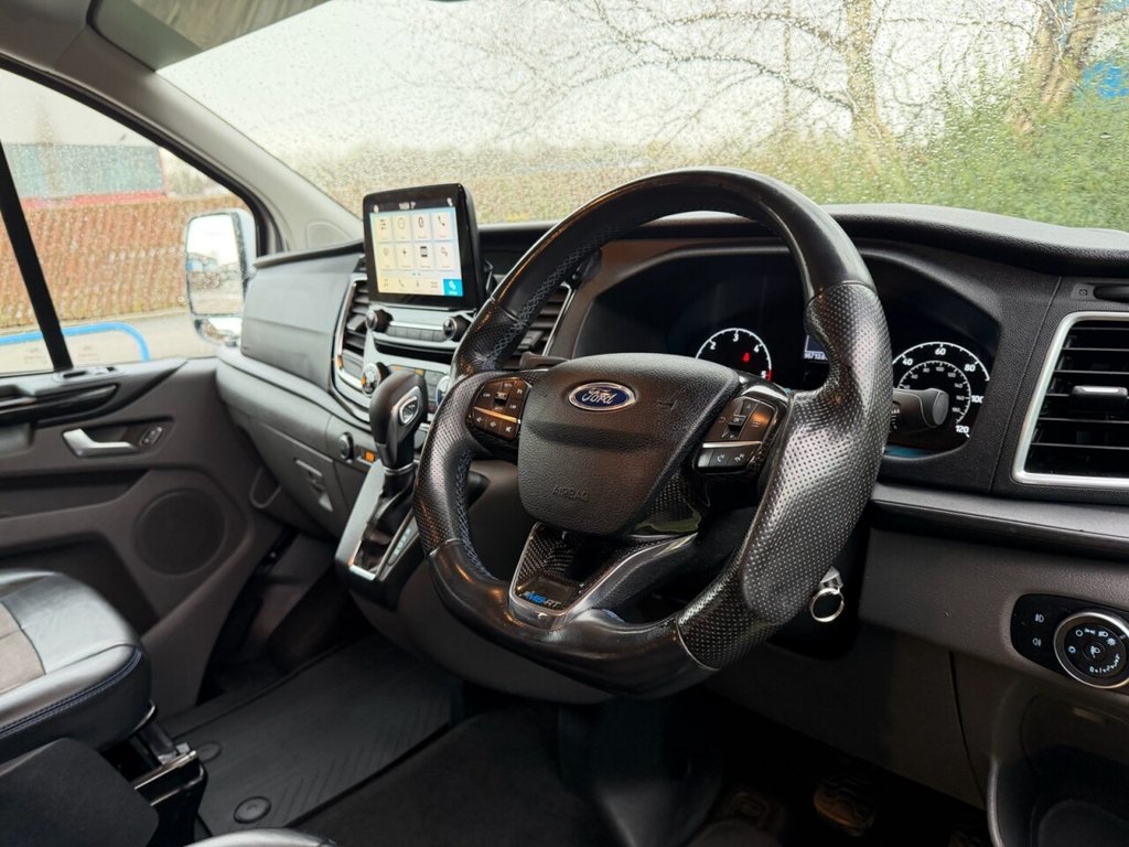 USED 2019 19 FORD TRANSIT CUSTOM 2.0  MS-RT LWB Crew Van Double Cab 5dr Diesel Auto L2 H1 Euro 6 (s/s) (5 Seat) (170 ps) WET BELT CHANGED 1 OWNER FSH NO VAT