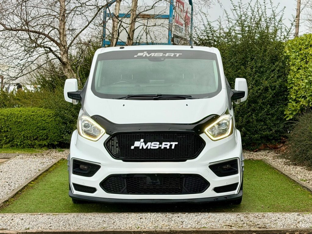USED 2019 19 FORD TRANSIT CUSTOM 2.0  MS-RT LWB Crew Van Double Cab 5dr Diesel Auto L2 H1 Euro 6 (s/s) (5 Seat) (170 ps) WET BELT CHANGED 1 OWNER FSH NO VAT