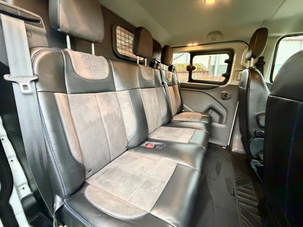 USED 2019 19 FORD TRANSIT CUSTOM 2.0  MS-RT LWB Crew Van Double Cab 5dr Diesel Auto L2 H1 Euro 6 (s/s) (5 Seat) (170 ps) WET BELT CHANGED 1 OWNER FSH NO VAT