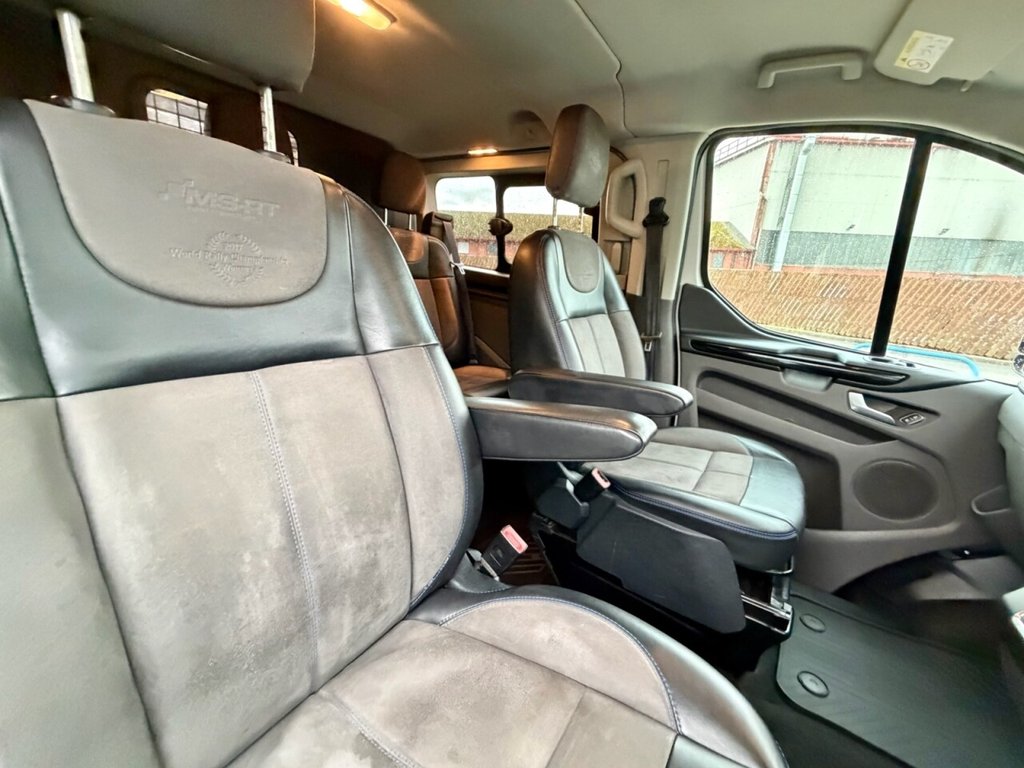 USED 2019 19 FORD TRANSIT CUSTOM 2.0  MS-RT LWB Crew Van Double Cab 5dr Diesel Auto L2 H1 Euro 6 (s/s) (5 Seat) (170 ps) WET BELT CHANGED 1 OWNER FSH NO VAT
