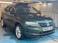 USED 2018 18 SKODA KAROQ 2.0 TDI Edition SUV 5dr Diesel DSG 4WD Euro 6 (s/s) (150 ps)+PRIVATE REG INCLUDED+2 KEYS+1 FORMER KEEPER+MEDIA+FSH 8 STAMPS+PANORAMIC SUNROOF+NAV+4 WHEEL DRIVE+FULL LEATHER SEATS+BLUETOOTH+PRIVACY+CLIMATE+CRUISE+19
