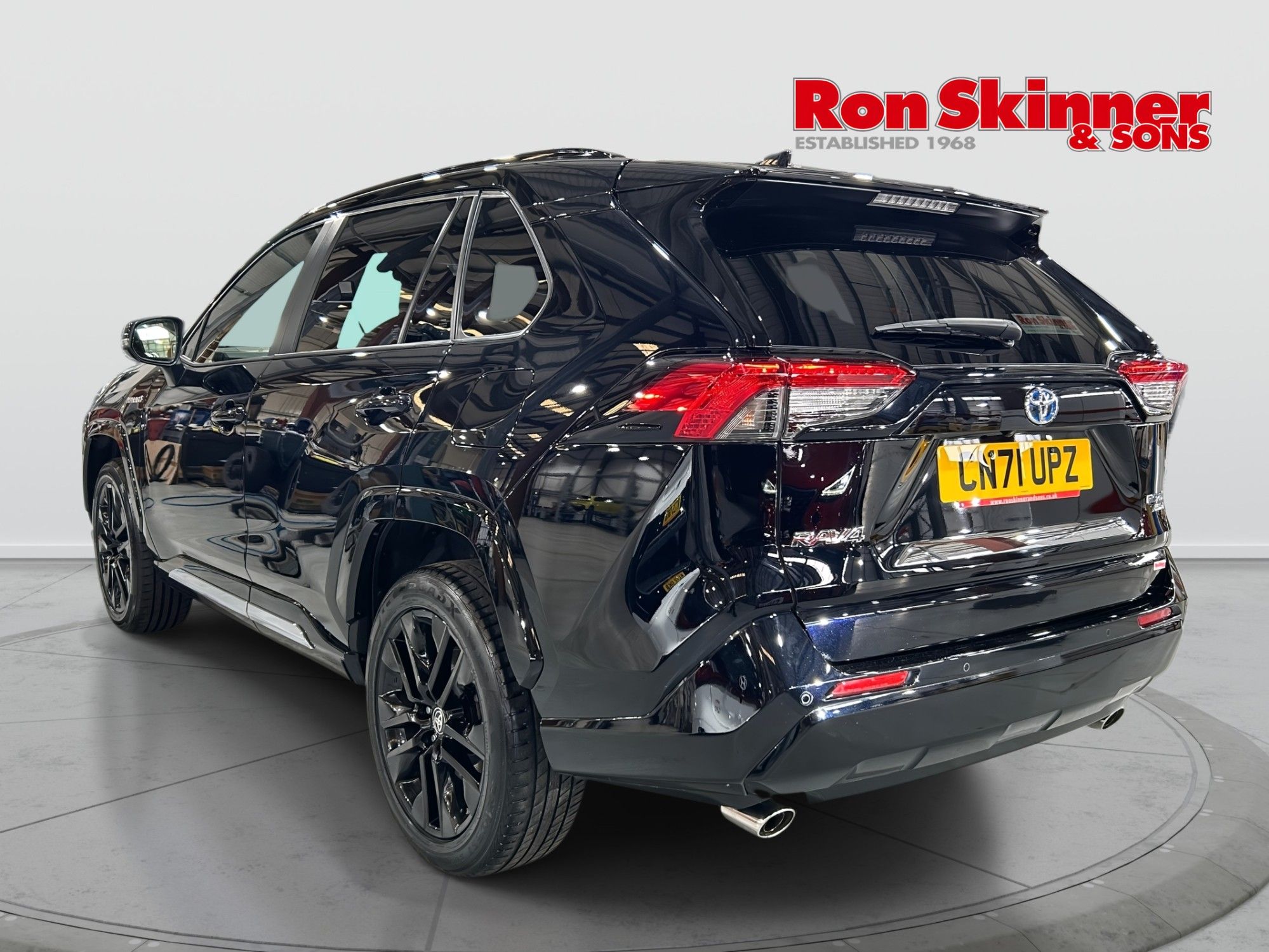 USED 2021 71 TOYOTA RAV4 2.5 VVT-h Black Edition SUV 5dr Petrol Hybrid CVT 4WD Euro 6 (s/s) (222 ps) 