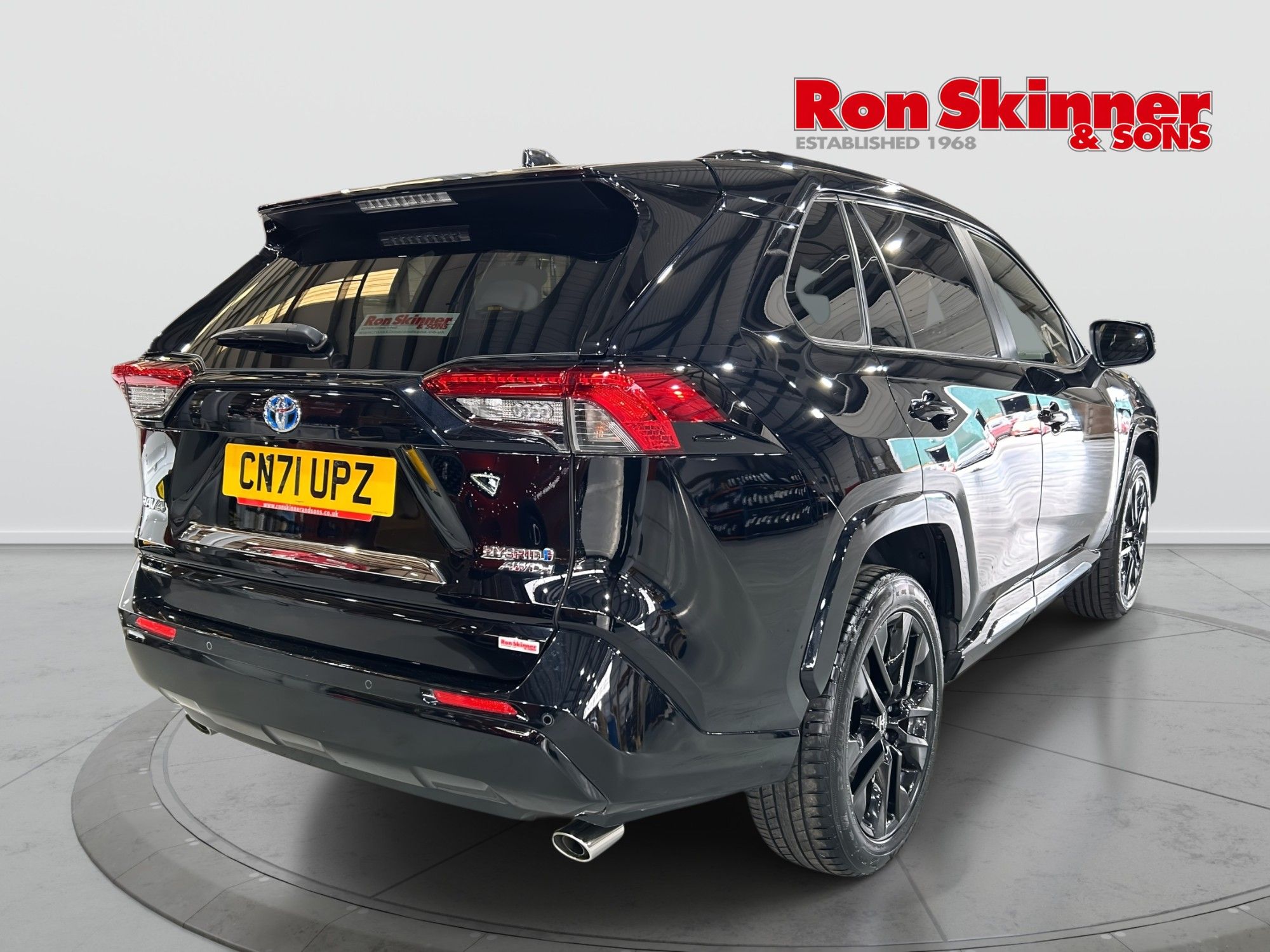 USED 2021 71 TOYOTA RAV4 2.5 VVT-h Black Edition SUV 5dr Petrol Hybrid CVT 4WD Euro 6 (s/s) (222 ps) 