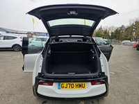 USED 2020 70 BMW I3 White 42.2kWh electric hatchback, 22,729 miles, Automatic, Sat nav, Apple CarPlay, DAB, Rear Sensors, Rear camera, 19in alloys. This 2020 BMW i3 presents an exceptional ownership proposition, having been cherished by just one owner from new and boasting remarkably low mileage for its age. As a fully electric vehicle, it offers a compelling blend of advanced technology and sustainable motoring. With a substantial 42 kWh battery, this i3 is capable of achieving up to 190 miles on a full charge, making it a practical choice for both daily commutes and longer journeys. Recharging is convenient, with a full charge at home usi