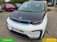 USED 2020 70 BMW I3 White 42.2kWh electric hatchback, 22,729 miles, Automatic, Sat nav, Apple CarPlay, DAB, Rear Sensors, Rear camera, 19in alloys. This 2020 BMW i3 presents an exceptional ownership proposition, having been cherished by just one owner from new and boasting remarkably low mileage for its age. As a fully electric vehicle, it offers a compelling blend of advanced technology and sustainable motoring. With a substantial 42 kWh battery, this i3 is capable of achieving up to 190 miles on a full charge, making it a practical choice for both daily commutes and longer journeys. Recharging is convenient, with a full charge at home usi