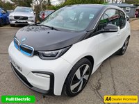 USED 2020 70 BMW I3 White 42.2kWh electric hatchback, 22,729 miles, Automatic, Sat nav, Apple CarPlay, DAB, Rear Sensors, Rear camera, 19in alloys. This 2020 BMW i3 presents an exceptional ownership proposition, having been cherished by just one owner from new and boasting remarkably low mileage for its age. As a fully electric vehicle, it offers a compelling blend of advanced technology and sustainable motoring. With a substantial 42 kWh battery, this i3 is capable of achieving up to 190 miles on a full charge, making it a practical choice for both daily commutes and longer journeys. Recharging is convenient, with a full charge at home usi