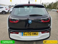 USED 2020 70 BMW I3 White 42.2kWh electric hatchback, 22,729 miles, Automatic, Sat nav, Apple CarPlay, DAB, Rear Sensors, Rear camera, 19in alloys. This 2020 BMW i3 presents an exceptional ownership proposition, having been cherished by just one owner from new and boasting remarkably low mileage for its age. As a fully electric vehicle, it offers a compelling blend of advanced technology and sustainable motoring. With a substantial 42 kWh battery, this i3 is capable of achieving up to 190 miles on a full charge, making it a practical choice for both daily commutes and longer journeys. Recharging is convenient, with a full charge at home usi