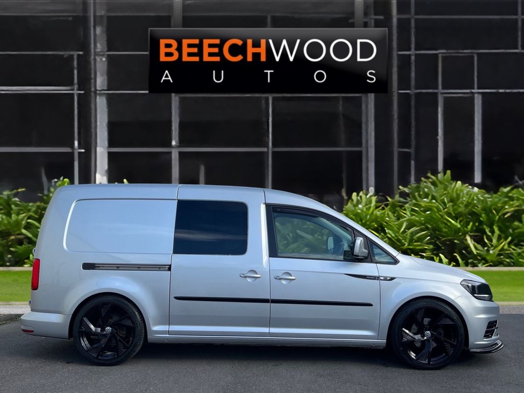 USED 2015 65 VOLKSWAGEN CADDY MAXI 1.6 TDI C20 CR Trendline Panel Van 6dr Diesel DSG LWB Euro 5 (102 ps) **REAR BED CONVERSION**