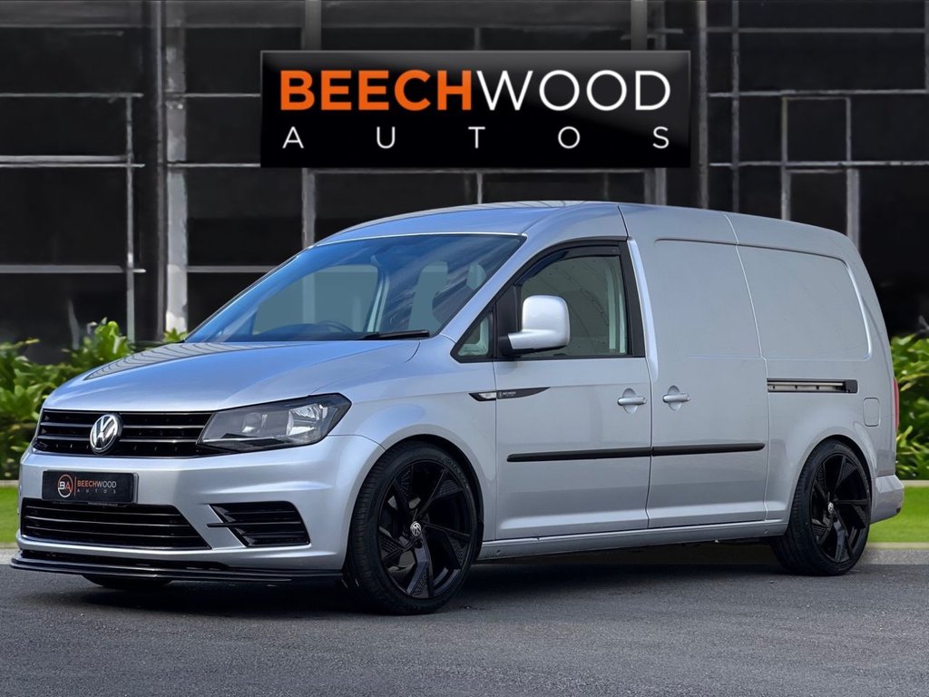 USED 2015 65 VOLKSWAGEN CADDY MAXI 1.6 TDI C20 CR Trendline Panel Van 6dr Diesel DSG LWB Euro 5 (102 ps) **REAR BED CONVERSION**