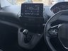 USED 2023 23 PEUGEOT PARTNER 1.5 BlueHDi 1000 Asphalt Premium + Standard Panel Van 5dr Diesel Manual SWB Euro 6 (s/s) (100 bhp) SAT NAV+APPLE CARPLAY+PLYLINED