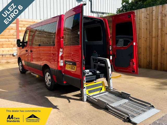 View our Renault Master 4 Seat Wheelchair Accessible Disabled Access Vehicle WAV