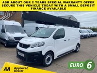 USED 2020 69 PEUGEOT EXPERT 1.5 BLUE HDI PROFESSIONAL MWB 100BHP. LOW 47K MLS. AIRCON. FINANCE. 1 OWNER. PX 1 OWNER. LOW 47K MLS. AIRCON. SENSORS. FINANCE. PX