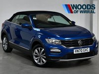 USED 2020 20 VOLKSWAGEN T-ROC 1.5 TSI EVO Design Cabriolet 2dr Petrol DSG Euro 6 (s/s) (150 ps) 