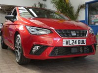 USED 2024 24 SEAT IBIZA 1.0 TSI XCELLENCE Hatchback 5dr Petrol Manual Euro 6 (s/s) (115 ps) SAT NAV CARPLAY PART LEATHER INTERIOR CRUISE CONTROL PARKING SENSOR 2 OWNERS SERVICE HISTORY WARRANTY
