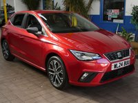 USED 2024 24 SEAT IBIZA 1.0 TSI XCELLENCE Hatchback 5dr Petrol Manual Euro 6 (s/s) (115 ps) SAT NAV CARPLAY PART LEATHER INTERIOR CRUISE CONTROL PARKING SENSOR 2 OWNERS SERVICE HISTORY WARRANTY
