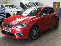 USED 2024 24 SEAT IBIZA 1.0 TSI XCELLENCE Hatchback 5dr Petrol Manual Euro 6 (s/s) (115 ps) SAT NAV CARPLAY PART LEATHER INTERIOR CRUISE CONTROL PARKING SENSOR 2 OWNERS SERVICE HISTORY WARRANTY