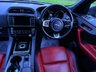 USED 2017 17 JAGUAR F-PACE 2.0 D180 R-SPORT TW0-TONE LEATHER SAT NAV CAMERA SENSOR SUV 5DR DIESEL AUTO AWD EURO 6 (S/S) (180 PS) TWO-TONE HEATED LEATER SEATS