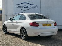 USED 2016 66 BMW 2 SERIES 1.5 218i Sport Coupe 2dr Petrol Manual Euro 6 (s/s) (136 ps) www.suffolkcarcentre.co.uk - Located at Lowestoft