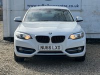 USED 2016 66 BMW 2 SERIES 1.5 218i Sport Coupe 2dr Petrol Manual Euro 6 (s/s) (136 ps) www.suffolkcarcentre.co.uk - Located at Lowestoft