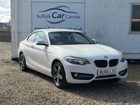 USED 2016 66 BMW 2 SERIES 1.5 218i Sport Coupe 2dr Petrol Manual Euro 6 (s/s) (136 ps) www.suffolkcarcentre.co.uk - Located at Lowestoft