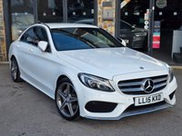 USED 2015 15 MERCEDES-BENZ C-CLASS 2.1 C220 BlueTEC AMG Line Saloon 4dr Diesel G-Tronic+ Euro 6 (s/s) (170 ps) RAC PLATINUM WARRANTY INCLUDED DAB