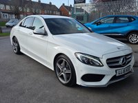 USED 2015 15 MERCEDES-BENZ C-CLASS 2.1 C220 BlueTEC AMG Line Saloon 4dr Diesel G-Tronic+ Euro 6 (s/s) (170 ps) RAC PLATINUM WARRANTY INCLUDED DAB