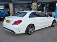 USED 2015 15 MERCEDES-BENZ C-CLASS 2.1 C220 BlueTEC AMG Line Saloon 4dr Diesel G-Tronic+ Euro 6 (s/s) (170 ps) RAC PLATINUM WARRANTY INCLUDED DAB