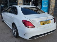 USED 2015 15 MERCEDES-BENZ C-CLASS 2.1 C220 BlueTEC AMG Line Saloon 4dr Diesel G-Tronic+ Euro 6 (s/s) (170 ps) RAC PLATINUM WARRANTY INCLUDED DAB
