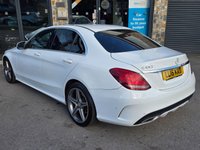 USED 2015 15 MERCEDES-BENZ C-CLASS 2.1 C220 BlueTEC AMG Line Saloon 4dr Diesel G-Tronic+ Euro 6 (s/s) (170 ps) RAC PLATINUM WARRANTY INCLUDED DAB