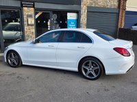 USED 2015 15 MERCEDES-BENZ C-CLASS 2.1 C220 BlueTEC AMG Line Saloon 4dr Diesel G-Tronic+ Euro 6 (s/s) (170 ps) RAC PLATINUM WARRANTY INCLUDED DAB
