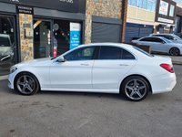 USED 2015 15 MERCEDES-BENZ C-CLASS 2.1 C220 BlueTEC AMG Line Saloon 4dr Diesel G-Tronic+ Euro 6 (s/s) (170 ps) RAC PLATINUM WARRANTY INCLUDED DAB