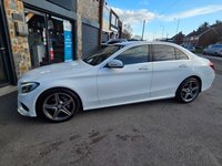 USED 2015 15 MERCEDES-BENZ C-CLASS 2.1 C220 BlueTEC AMG Line Saloon 4dr Diesel G-Tronic+ Euro 6 (s/s) (170 ps) RAC PLATINUM WARRANTY INCLUDED DAB