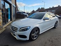 USED 2015 15 MERCEDES-BENZ C-CLASS 2.1 C220 BlueTEC AMG Line Saloon 4dr Diesel G-Tronic+ Euro 6 (s/s) (170 ps) RAC PLATINUM WARRANTY INCLUDED DAB