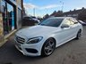 USED 2015 15 MERCEDES-BENZ C-CLASS 2.1 C220 BlueTEC AMG Line Saloon 4dr Diesel G-Tronic+ Euro 6 (s/s) (170 ps) RAC PLATINUM WARRANTY INCLUDED DAB