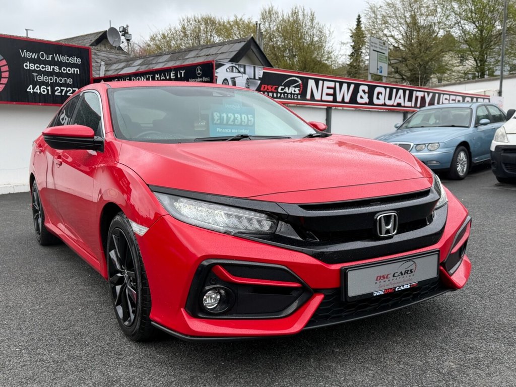 USED 2020 70 HONDA CIVIC 1.0 VTEC Turbo SR Hatchback 5dr Petrol Manual Euro 6 (s/s) (126 ps) GREAT SPEC,LOW RUNNING COSTS
