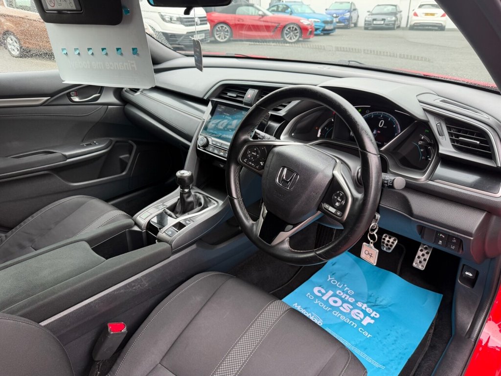 USED 2020 70 HONDA CIVIC 1.0 VTEC Turbo SR Hatchback 5dr Petrol Manual Euro 6 (s/s) (126 ps) GREAT SPEC,LOW RUNNING COSTS