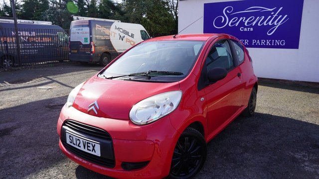 2012 CITROEN C1 1.0i VTR+ Hatchback 3dr Petrol Manual Euro 5 (68 ps)