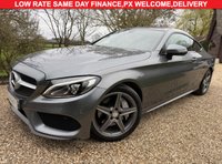 USED 2016 16 MERCEDES-BENZ C-CLASS 2.1 C250d AMG Line Coupe 2dr Diesel G-Tronic+ Euro 6 (s/s) (204 ps) 3 YEAR WARRANTY AVAILABLE