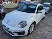 USED 2018 18 VOLKSWAGEN BEETLE 1.4 TSI Design Hatchback 3dr Petrol Manual Euro 6 (s/s) (150 ps) BLUETOOTH, AIR CON, ALLOYS