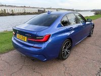 USED 2021 21 BMW 3 SERIES 2.0 330e 12kWh M Sport Saloon 4dr Petrol Plug-in Hybrid Auto Euro 6 (s/s) (292 ps) **PORTIMAO BLUE PAINT**FSH**M-SPORT PRO PACK**