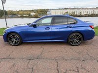 USED 2021 21 BMW 3 SERIES 2.0 330e 12kWh M Sport Saloon 4dr Petrol Plug-in Hybrid Auto Euro 6 (s/s) (292 ps) **PORTIMAO BLUE PAINT**FSH**M-SPORT PRO PACK**