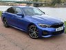USED 2021 21 BMW 3 SERIES 2.0 330e 12kWh M Sport Saloon 4dr Petrol Plug-in Hybrid Auto Euro 6 (s/s) (292 ps) **PORTIMAO BLUE PAINT**FSH**M-SPORT PRO PACK**