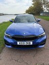 USED 2021 21 BMW 3 SERIES 2.0 330e 12kWh M Sport Saloon 4dr Petrol Plug-in Hybrid Auto Euro 6 (s/s) (292 ps) **PORTIMAO BLUE PAINT**FSH**M-SPORT PRO PACK**