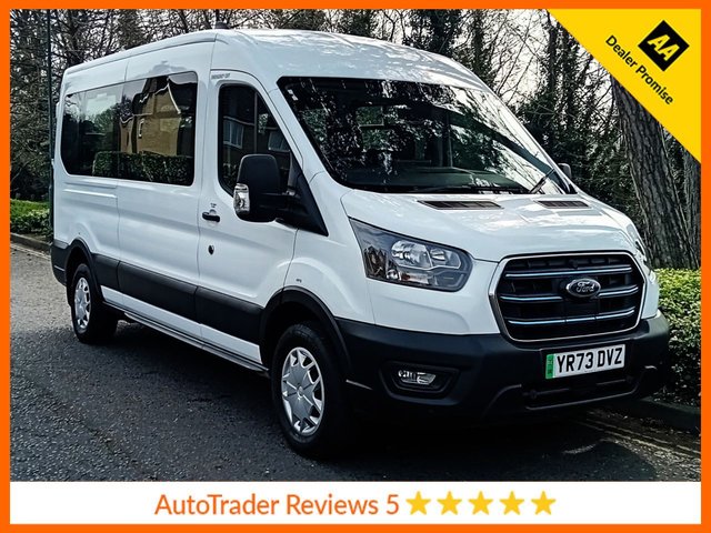 2023 FORD TRANSIT 425 68KWH TREND MINIBUS 5DR ELECTRIC AUTO RWD L3 H2 184 PS... photo