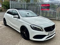 USED 2016 16 MERCEDES-BENZ A-CLASS 1.5 A180d AMG Line (Premium Plus) Hatchback 5dr Diesel Manual Euro 6 (s/s) (109 ps) S.H+PAN ROOF++P SENSORS+2KEYS
