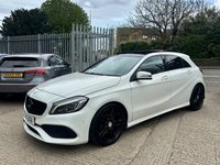 USED 2016 16 MERCEDES-BENZ A-CLASS 1.5 A180d AMG Line (Premium Plus) Hatchback 5dr Diesel Manual Euro 6 (s/s) (109 ps) S.H+PAN ROOF++P SENSORS+2KEYS