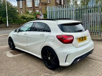 USED 2016 16 MERCEDES-BENZ A-CLASS 1.5 A180d AMG Line (Premium Plus) Hatchback 5dr Diesel Manual Euro 6 (s/s) (109 ps) S.H+PAN ROOF++P SENSORS+2KEYS