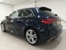 USED 2018 18 AUDI A3 2.0 TDI S line Hatchback 3dr Diesel Manual Euro 6 (s/s) (150 ps) 