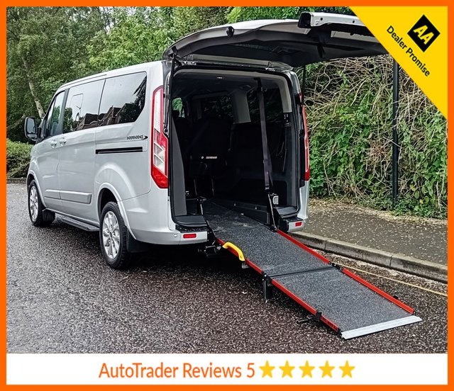 View our Ford Tourneo Custom 2.0 320 EcoBlue Titanium Minibus 5dr Diesel Manual L1 Euro 6 (s/s) (130 ps).*6 SEATS+RAMP*LOW MILEAGE*FORD HISTORY*OVER 70 MINIBUSES IN STOCK*