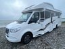USED 2023 MERCEDES-BENZ COACHMAN Kabe 545 Travelmaster Coachman - ABSOLUTE SHOWSTOPPER!, delivery miles only!! 5 berth with Island bed - This stunning motorhome provides supreme luxury with functionality throughout. Upon entering your feet will sink into the plush carpets and an immediate feeling of space in the dining room/ lounge area which conveniently converts into a double bed, having a hydraulic drop down bed above which neatly stows away when not in use. Kitchen area is fully equipped with Dometic appliances including large fridge freezer, microwave, oven, grill, hob and sink. Moving towards the rear of the motorhome we have a separate shower and toilet with the Island bed at the back. Air conditioning unit is situated in the bedroom area for your comfort on warm days. Underneath the bed is a garage area which is accessible via outside locker doors on both sides. Reversing camera is included within the extensive functions of the Mercedes infotainment system. This must be seen to be fully appreciated! Yours for �&pound;95,995 - MASSIVE saving on the new model!! Up to 7 year finance and warranty packages available. DIMENSIONS - LENGTH - 8.4M, WIDTH 2.78M, HEIGHT 2.98M 